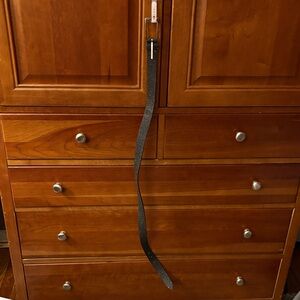 Black Subtly Sparkly Thin Belt